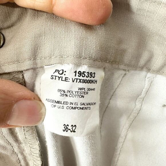 Vertx Phantom LT Tactical Pants Size 36x32 Ripstop Cargo Khaki Articulated - Picture 11 of 11